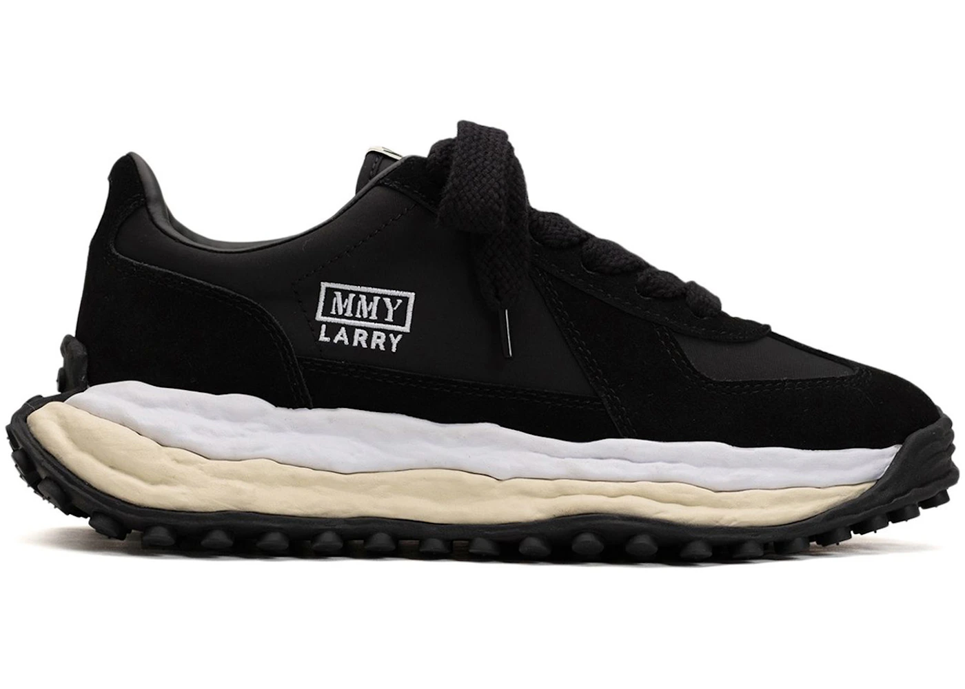 Maison Mihara Yasuhiro Larry OG Sole Mix Material Low Black White