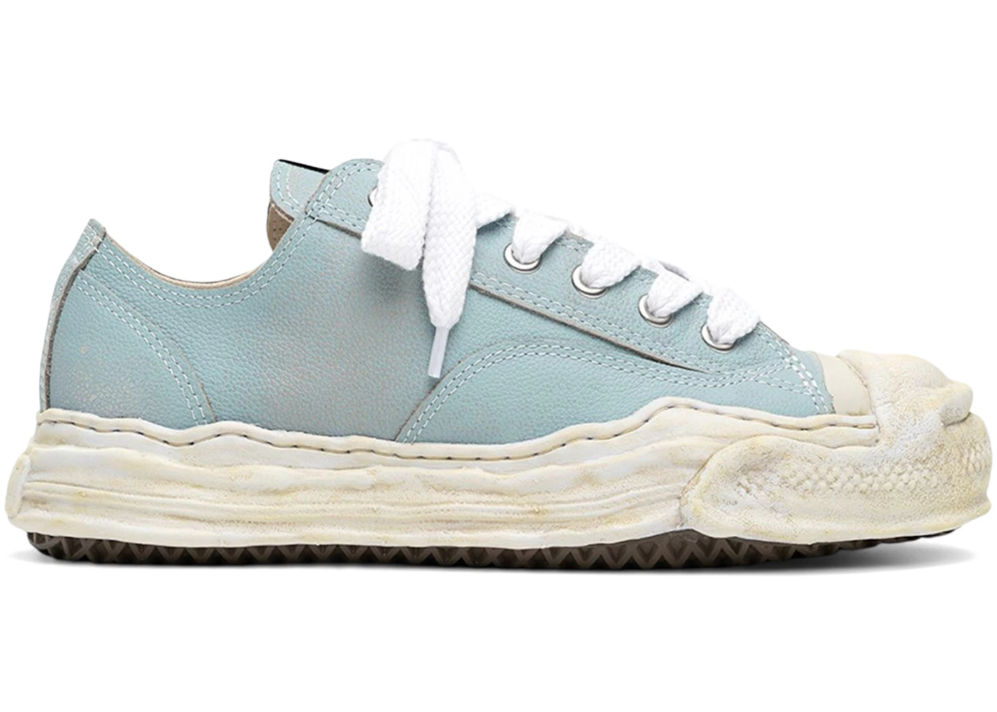 Maison Mihara Yasuhiro Hank OG Sole Shrink Leather Low Blue