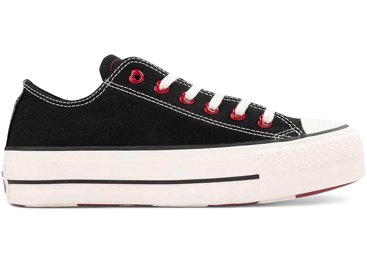 Converse Chuck Taylor All Star Lift Platform Low Valentine's Day Black (2026) (Women's)