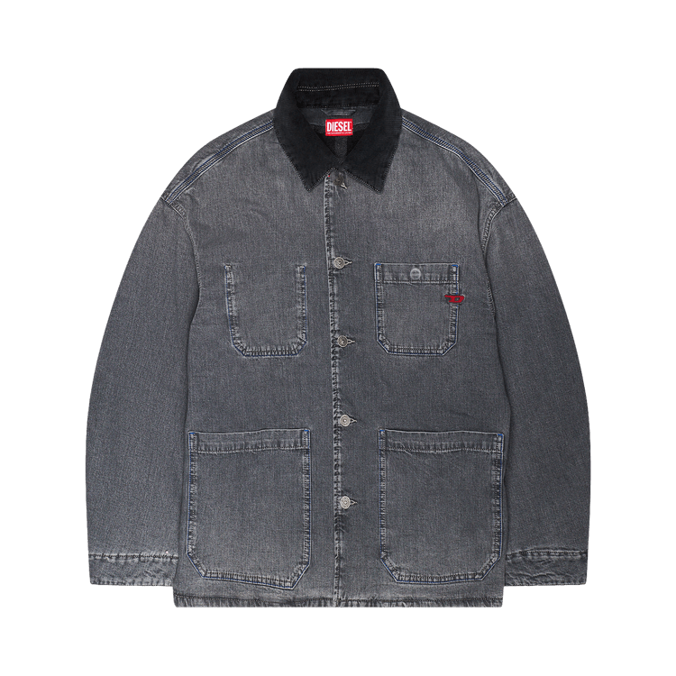Diesel D Stack Denim Jacket 'Grey'