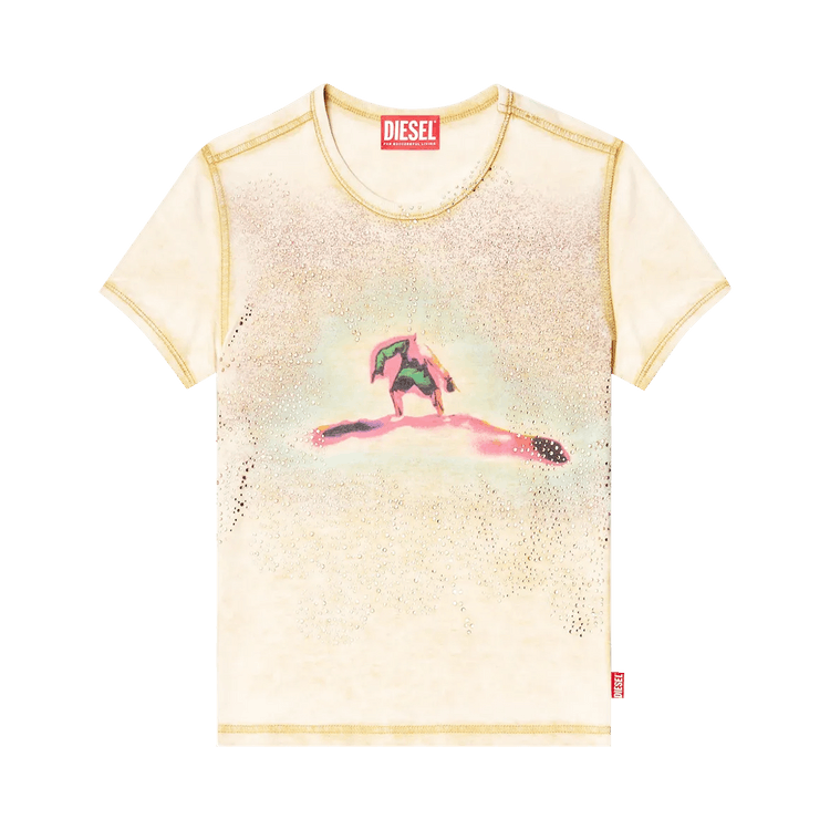 Diesel T-UNCUTIES-LONG-S10 Tank Top 'Cream'