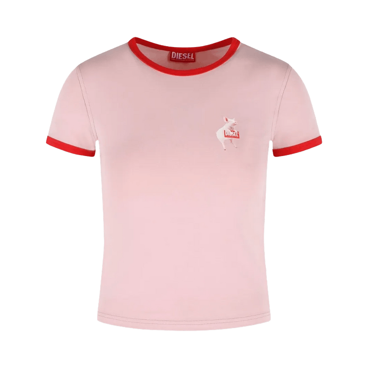 Diesel T-Uncuties Long S12 T-Shirt 'Pink'