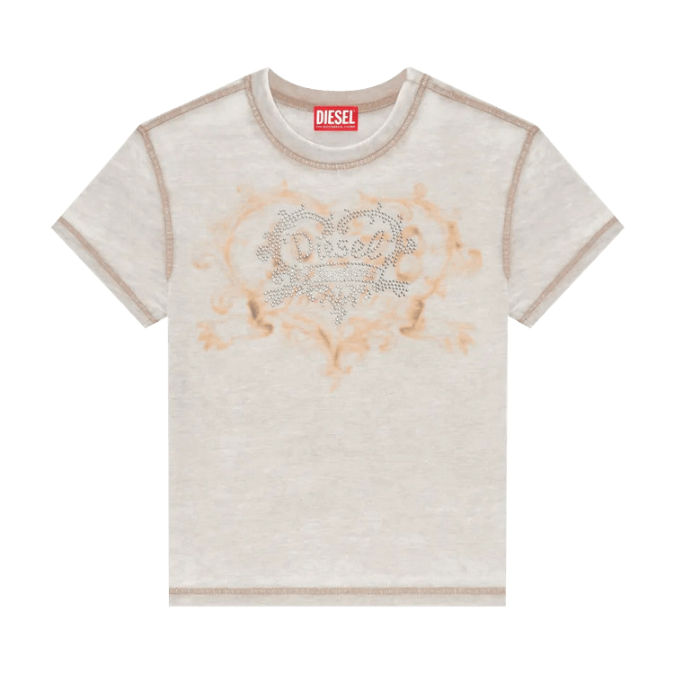 Diesel T-Ila-Aa1 T-Shirt 'Light Grey'