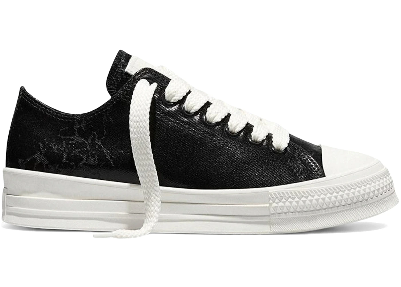 Converse Chuck Taylor All Star Throwback Low Waxed Denim Black