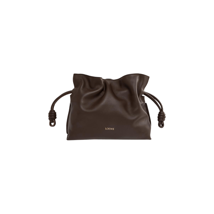 Loewe Mini Flamenco Clutch 'Chocolate'
