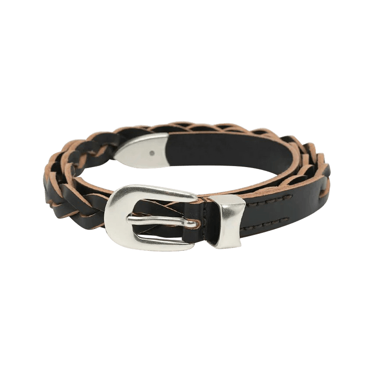 Our Legacy Braided Leather Belt 'Black'