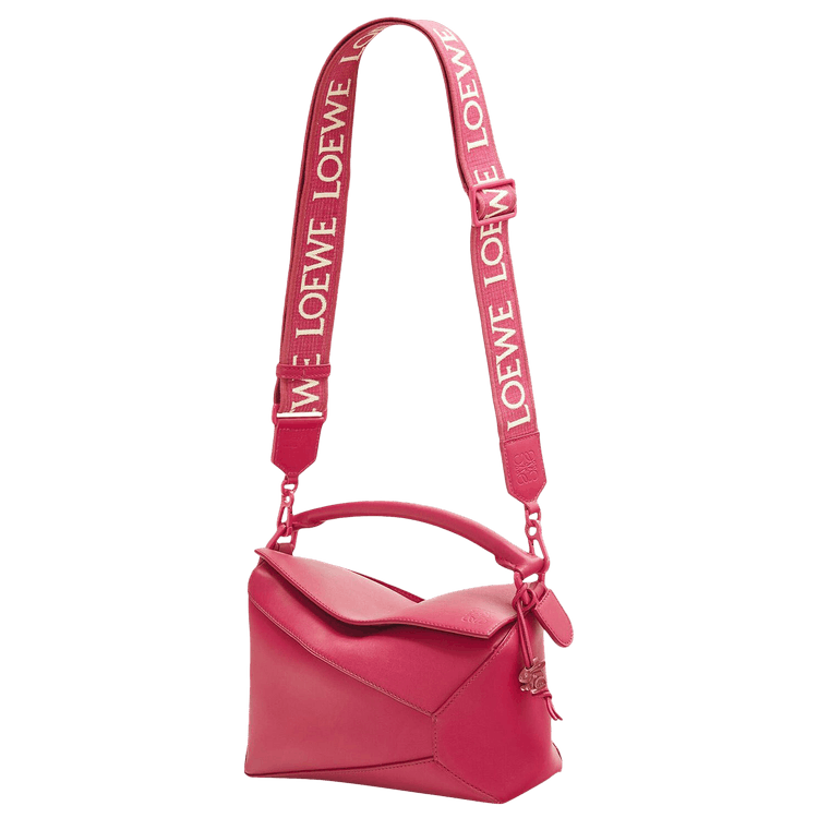 Loewe Small Monochrome Puzzle Edge 'Ruby Red'