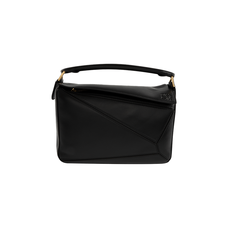 Loewe Small Featherlight Puzzle Bag 'Black'