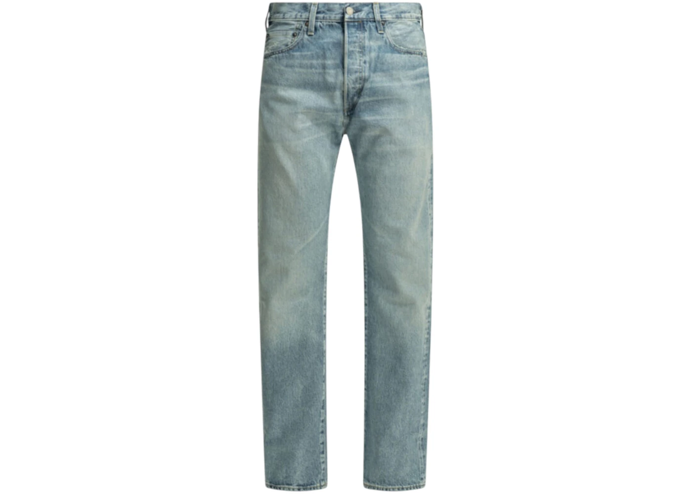 Levis 501 80s Straight-Leg Jeans Light Blue