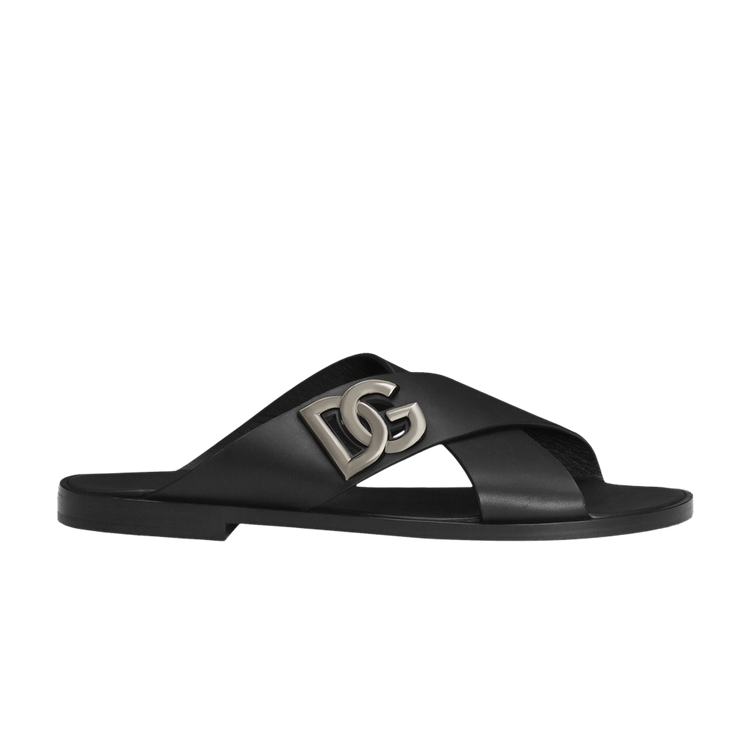 Dolce & Gabbana Logo Sandal 'Black'