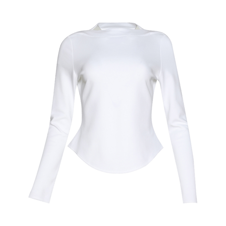 Alaïa Long-Sleeve T-Shirt 'Blanc'