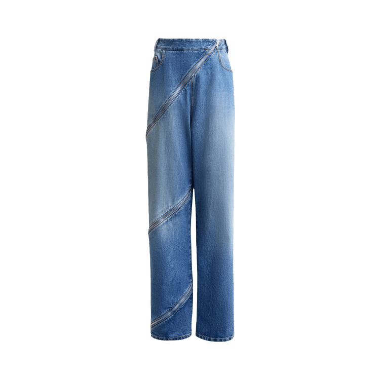 Alaïa Spiral Pants 'Bleu Vintage'