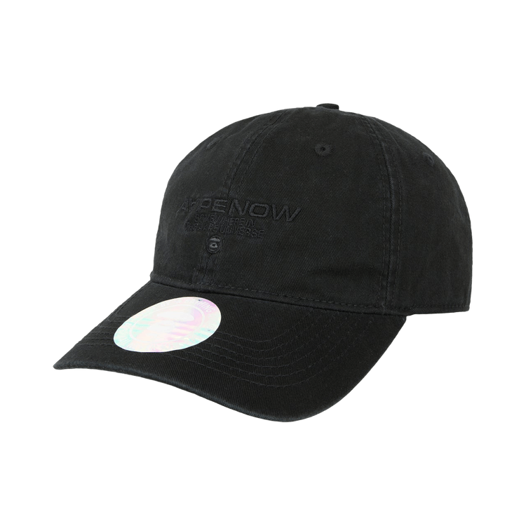 AAPE Moonface Embroidered Cap 'Black/Light'