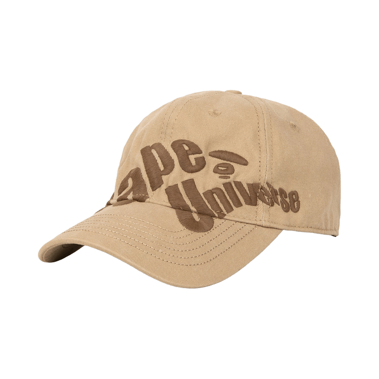 AAPE Moonface Patch Embroidered Cap 'Beige'