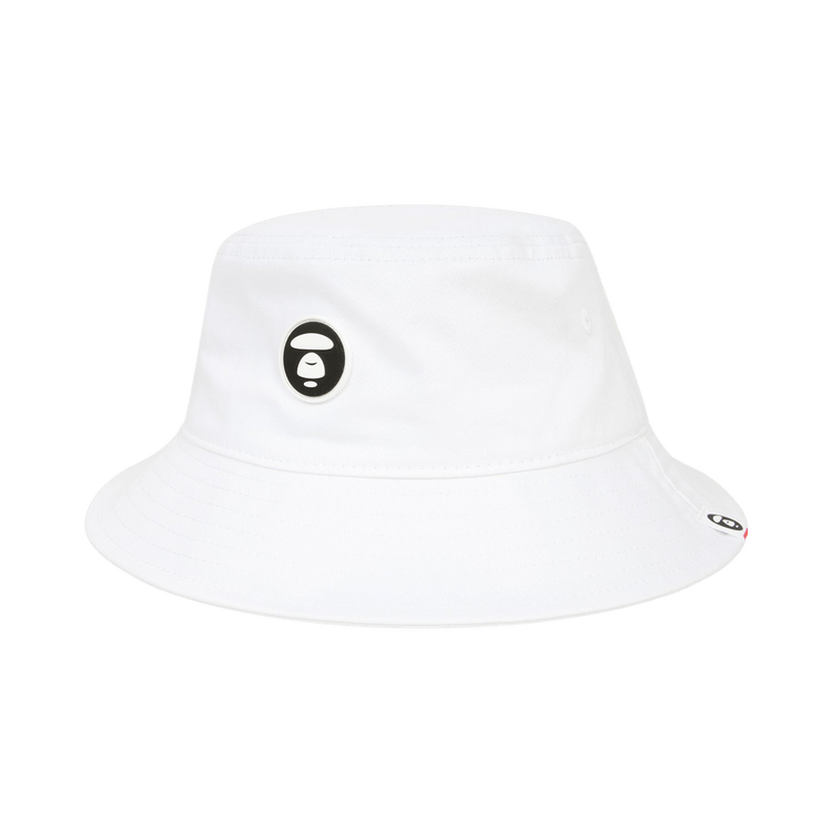 AAPE Moonface Bucket Hat 'White'