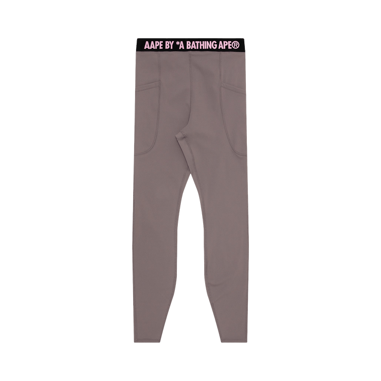 AAPE Moonface Printed Leggings 'Beige'