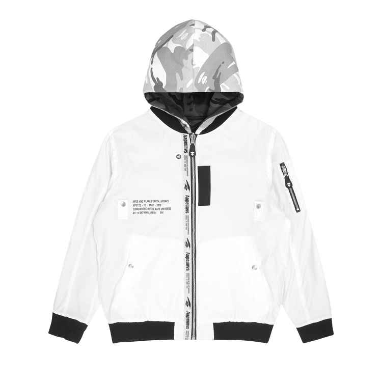 AAPE Hooded Lightweight Jacket 'White'