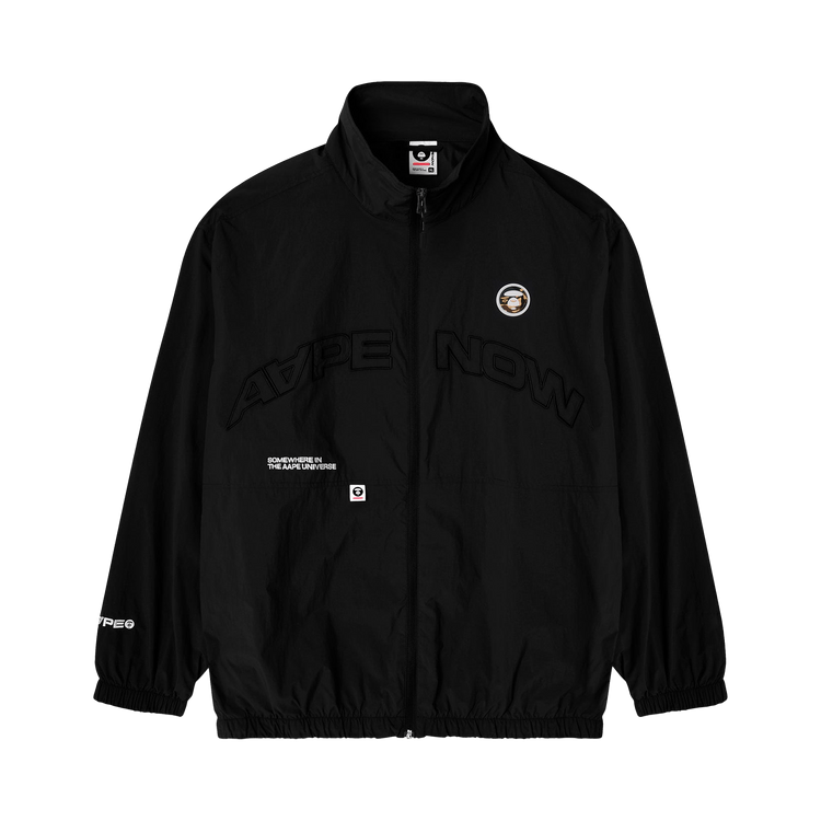 AAPE Moonface Patch Nylon Jacket 'Black'