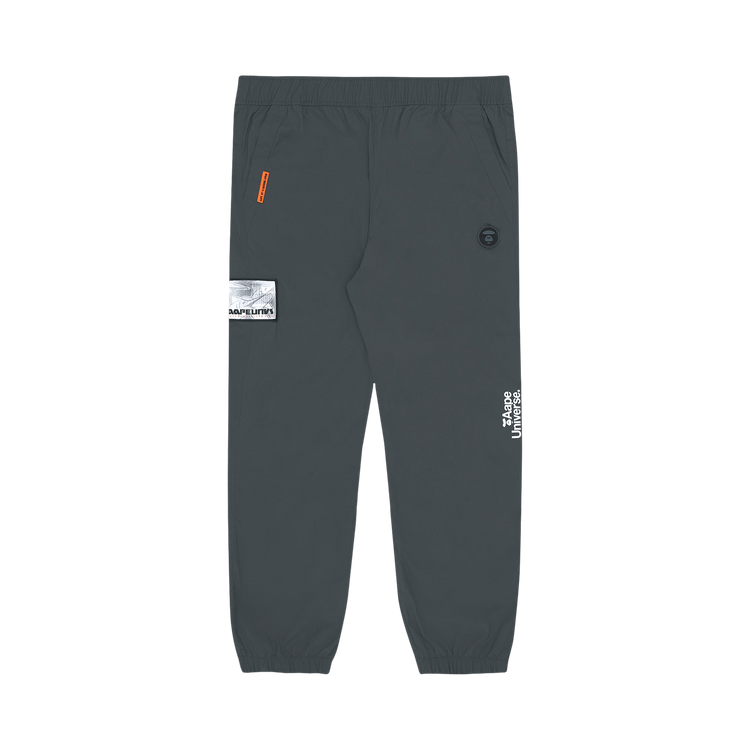 AAPE Moonface Patch Track Pants 'Grey'