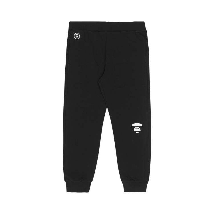 AAPE Moonface Fleece Sweatpants 'Black'