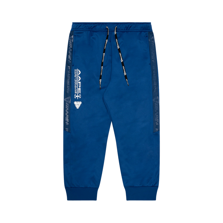 AAPE Moonface Patch Jersey Sweatpants 'Blue'