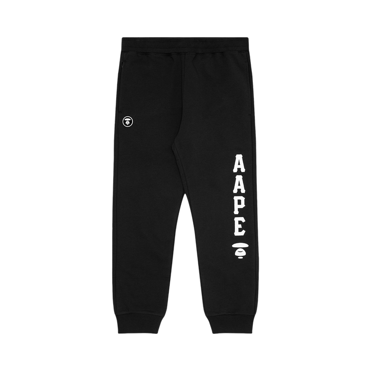 AAPE Moonface Patch Sweatpants 'Black'
