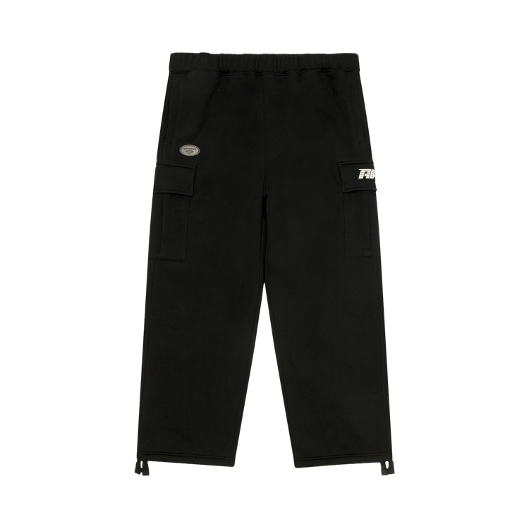 AAPE Moonface Logo Cargo Sweatpants 'Black'