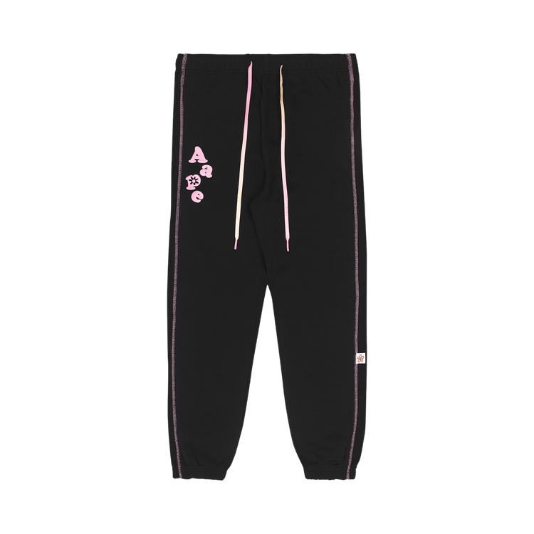 AAPE Logo Embroidered Sweatpants 'Black'