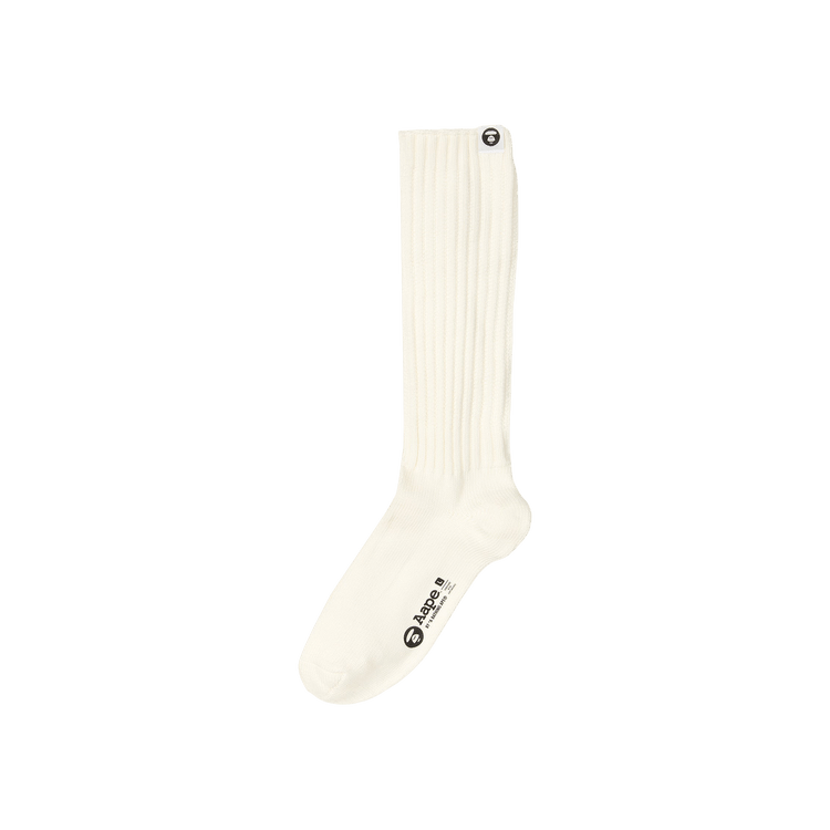 AAPE Moonface Socks 'Ivory'