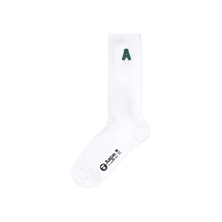 AAPE Basic Socks 'White'