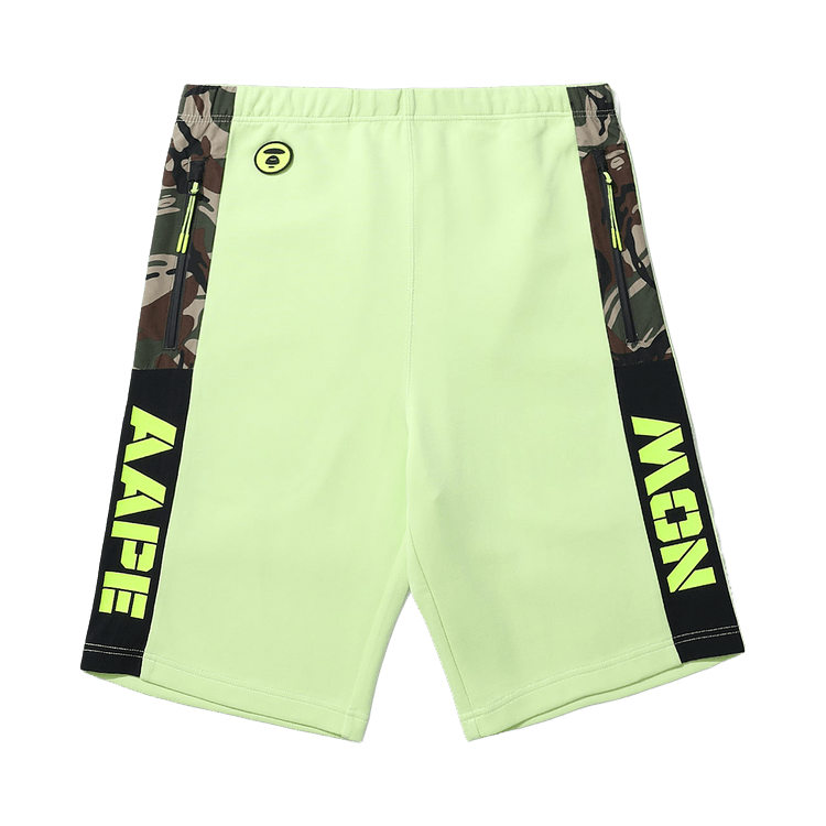 AAPE Now Sweat Shorts 'Yellow/Light'