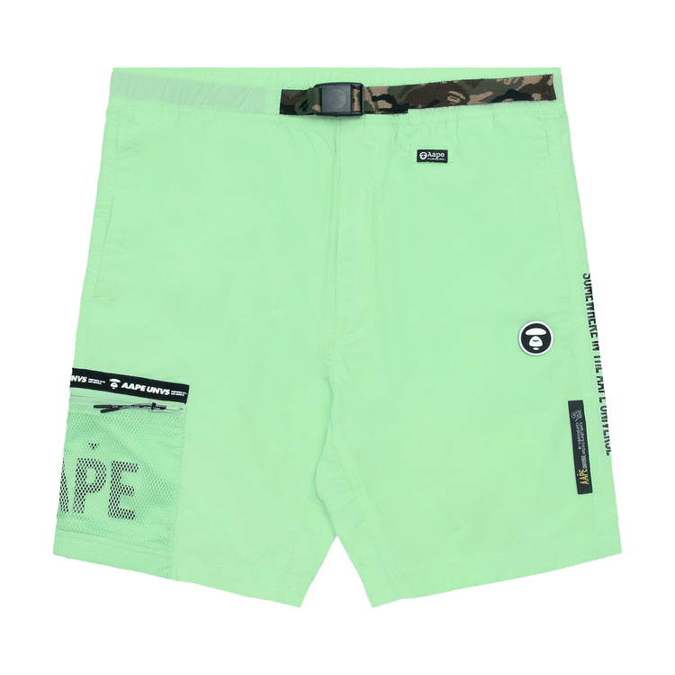 AAPE Belted Cargo Shorts 'Green/Light'