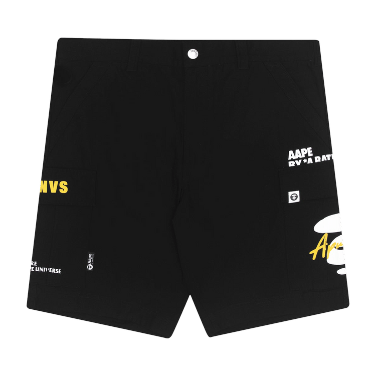 AAPE Moonface Regular Shorts 'Black'