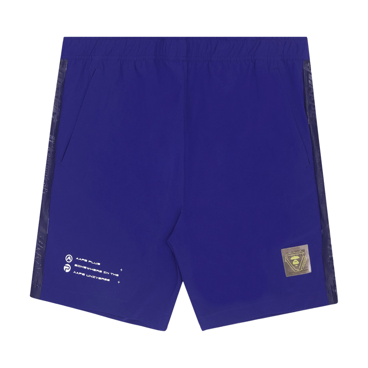 AAPE Moonface Track Shorts 'Purple'