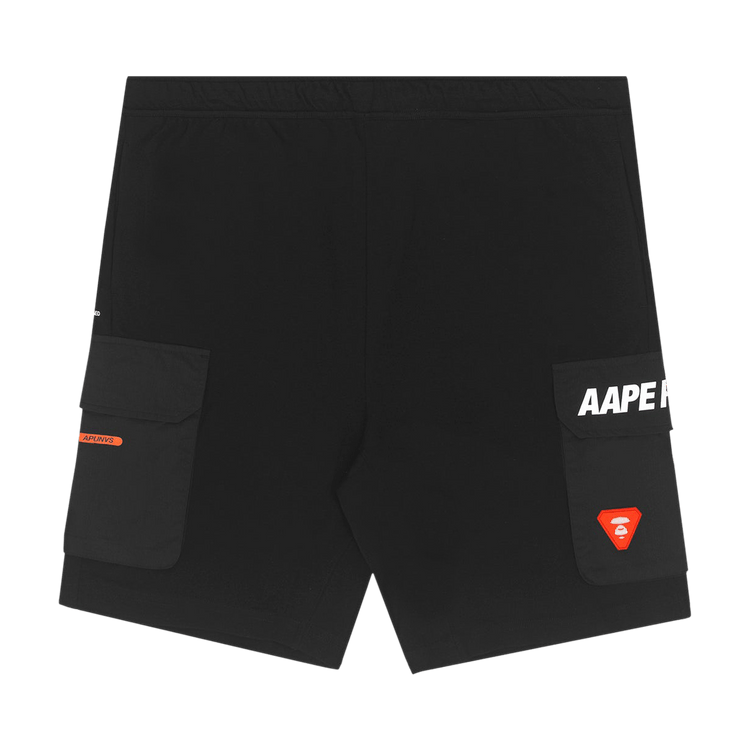 AAPE Moonface Cargo Shorts 'Black'