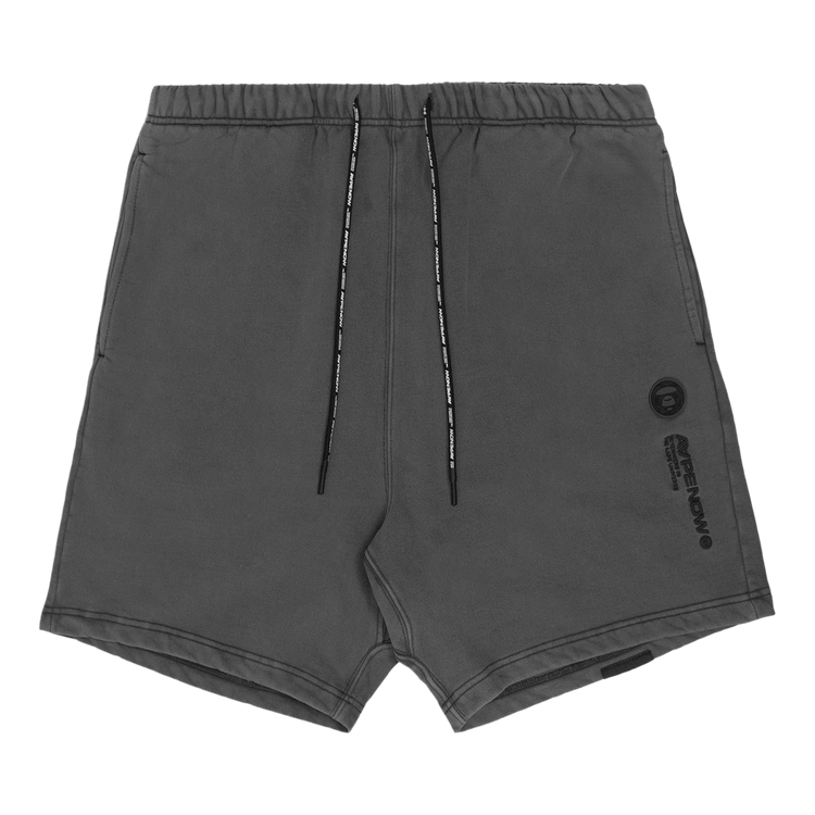 AAPE Moonface Patch Sweat Shorts 'Black'