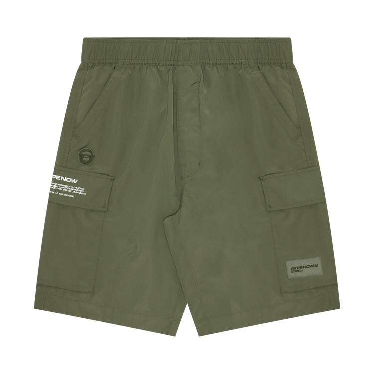 AAPE Moonface Patch Cargo Shorts 'Khaki'