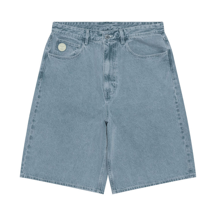 AAPE Moonface Logo Washed Jeans 'Blue/Light'