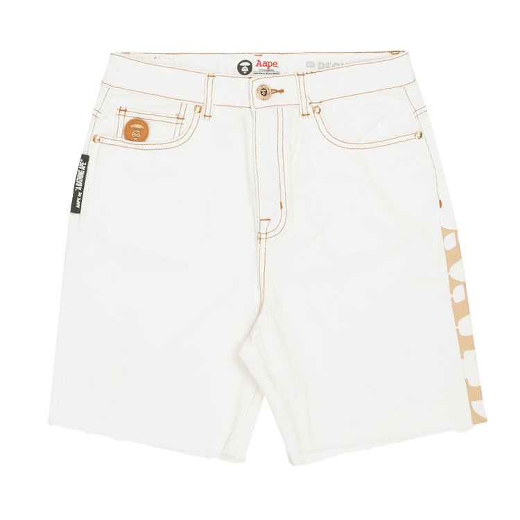 AAPE Woven Shorts 'Ivory'