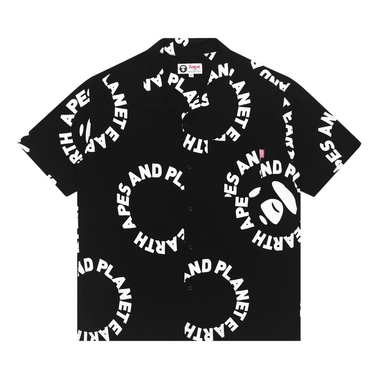 AAPE Pattern Print Shirt 'Black'