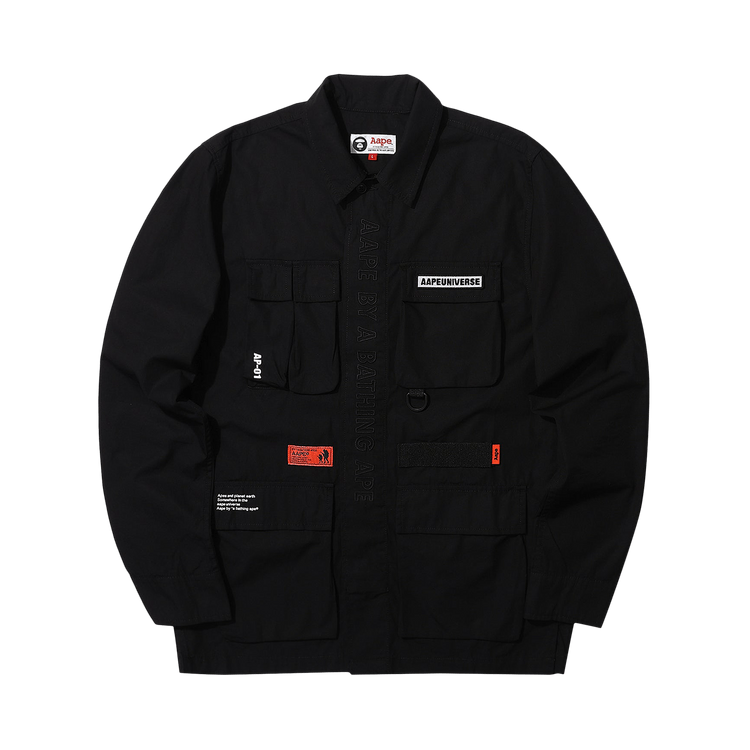 AAPE Cargo Shirt 'Black'