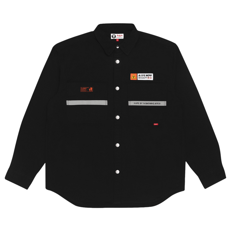 AAPE Logo Patch Shirt 'Black'