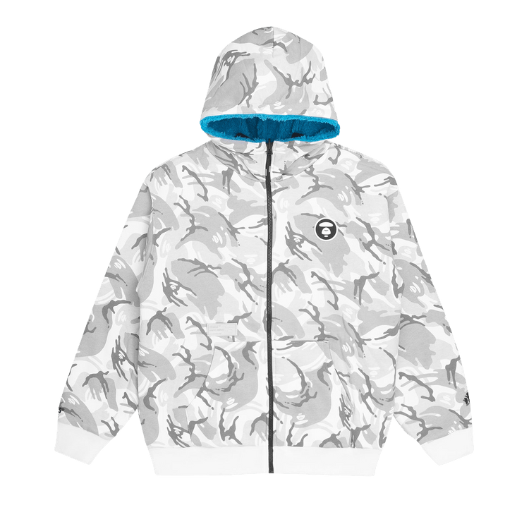 AAPE Camo Zip Hoodie 'Blue/Light'