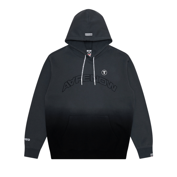 AAPE Moonface Patch Gradient Hoodie 'Grey'