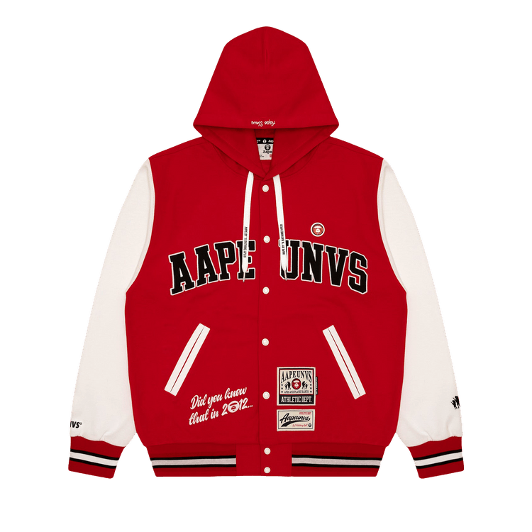 AAPE Moonface Hooded Jacket 'Red/Light'