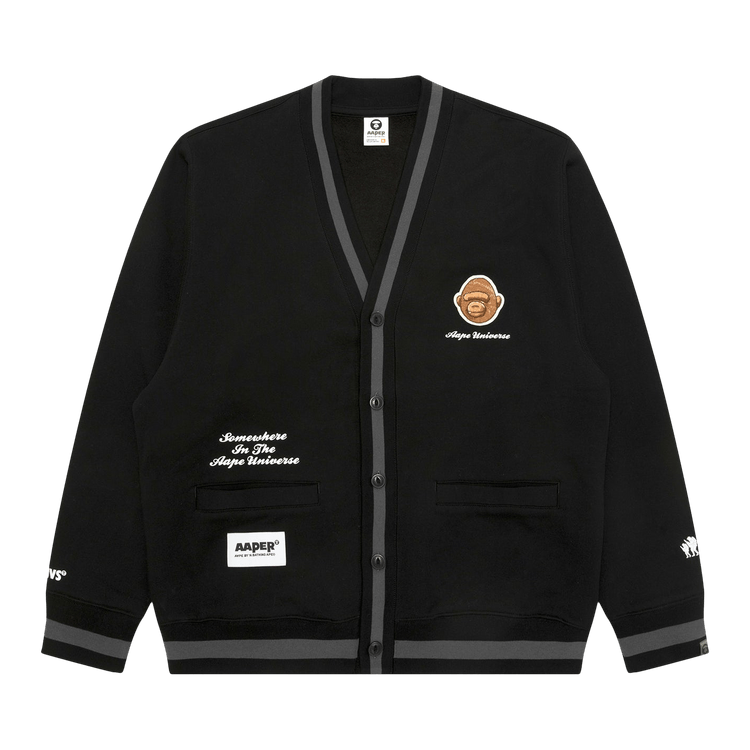 AAPE r Button Down Cardigan 'Black'