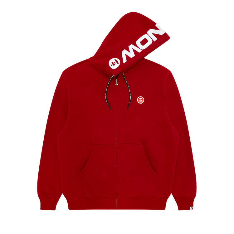 AAPE Now Zip-Up Hoodie 'Red'