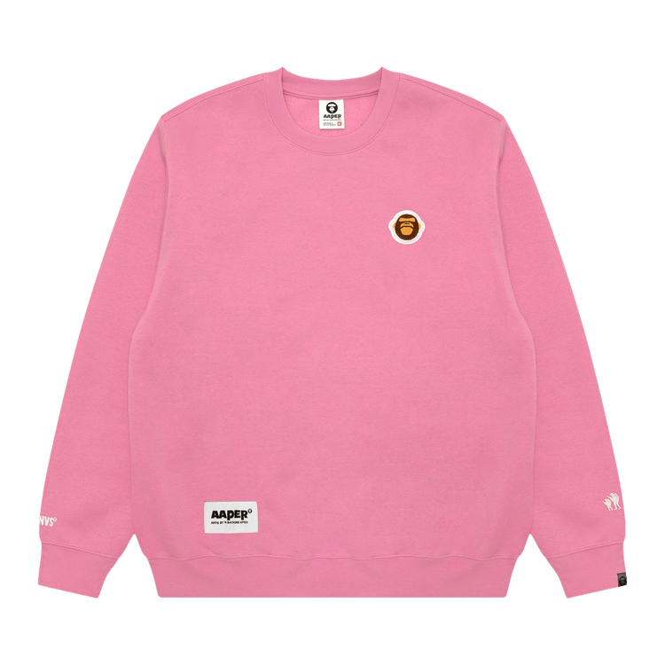 AAPE r Aldo Logo Sweater 'Pink/Light'
