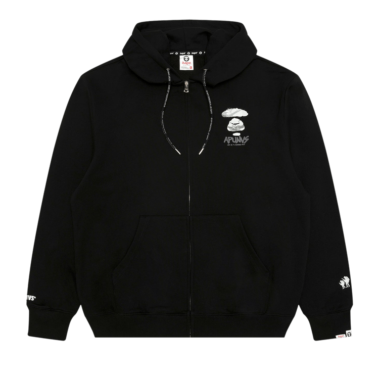 AAPE Basic Zip Up Sweatshirt 'Black'