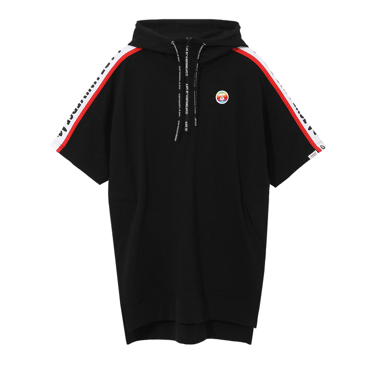 AAPE Logo Long Hoodie 'Black'